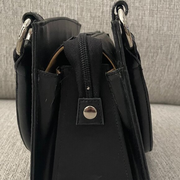 Miche Classic Black Top Handle Base w/Ebony Cover Vegan Leather Medium Size - Picture 9 of 16